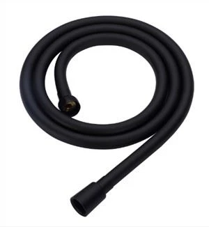 Schwarze Farbe PVC-Brauseschlauch mit ORB konischen Muttern