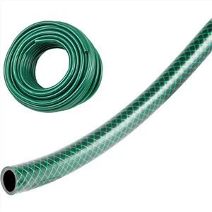 Geflochtener verstärkter Gartenwasser-Duschschlauch aus PVC-Kunststoff mit gelber Faser