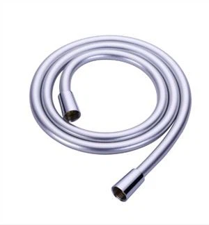 PVC glänzend Silber grau Dusche Schlauch 9,5 mm Innendurchmesser große Bohrung mit großen Durchfluss für britischen Markt